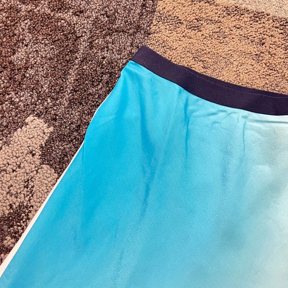 Crosby Teal White Ombre Flowy Skirt NEW Women's Size Small - Picture 6 of 7